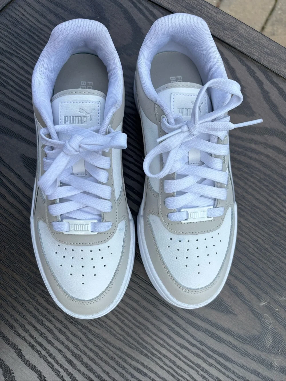 PUMA Caven Dime Low White Grey Sz 7